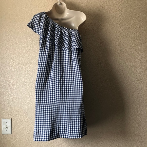 Velvet By Graham & Spencer One Shoulder Ruffle Dress XS New - Picture 4 of 7